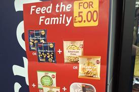 KeyStore freezer with promotion poster