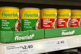 sainsburys world foods flourish tins cans shelf  supermarket