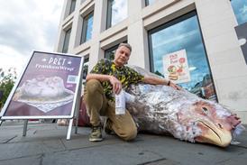 Chris Packham at Pret protest