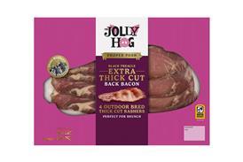 Proper Posh Black Treacle Extra Thick Cut Bacon launches with Extra Thick Cut Back Bacon into Sainsbury’s from 18 March and into Tesco and Ocado from 23 March