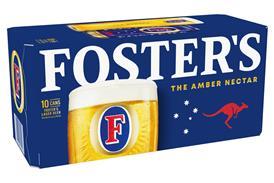 Foster's 10x440ml multipack - 2025 Packaging