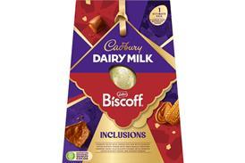 Cadbury Biscoff shell egg