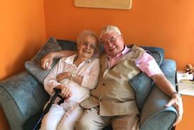 Mum & Dad in big chair