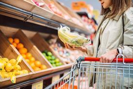 fruit shopper bananas plastic wrap health sustainability