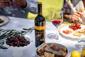 [yellow tail] Shiraz in new packaging in table setting. Credit Chris Pearce