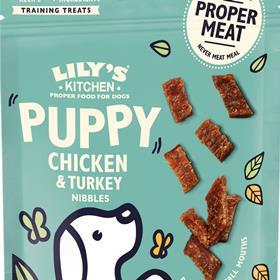 LK Dog Treats Meaty Puppy ChickenTurkey 70g PRODUCT Right3Qtr