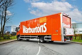 Warburtons rigid box van  2100x1400