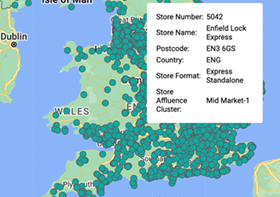 Planogram Coverage Map