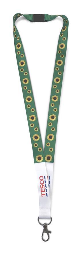 Tesco sunflower lanyard