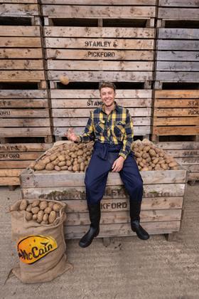 Roman Kemp pictured at a McCain farm in Oxfordshire McCain 3[40