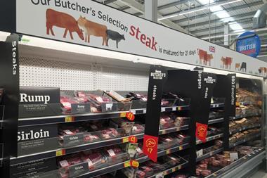 asda revamped meat aisle