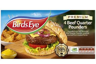 Birds Eye burger