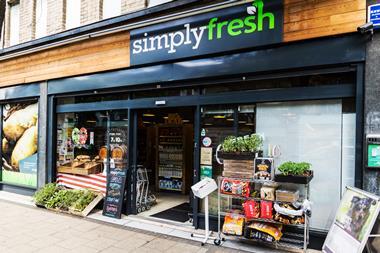 Simply Fresh Bethnal Green store front