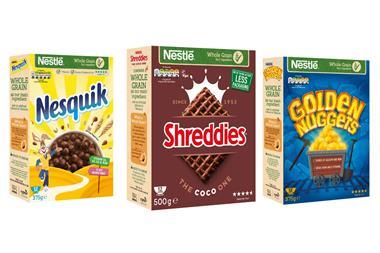 Nestle non-HFSS cereals