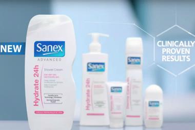 Sanex Advanced Hydrate 24 Hour shower gel ad still