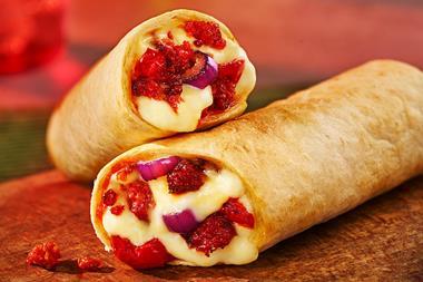 Spicy Sausage Hot & Cheesy Wrap - Domino's  2100x1400