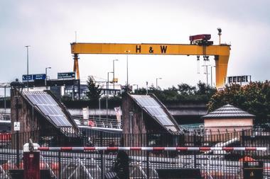 Belfast crane Northern Ireland
