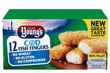 young's gluten free fish fingers
