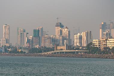 Marina Drive in Mumbai - stock photo - Getty