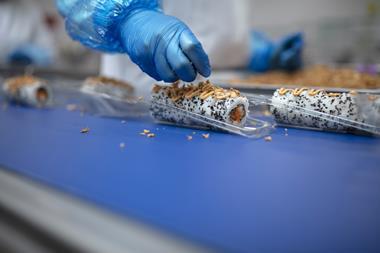 Greencore -  Wraps are prepared on a production line at Greencore's Northampton site