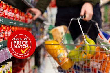 morrisons aldi lidl price match basket shopper