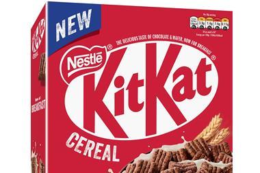 KitKat Cereal Box