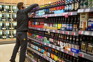 Alcohol aisle