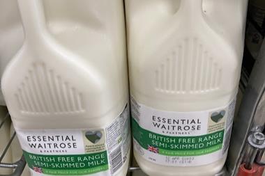 Waitrose free range milk