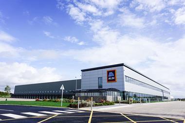 Aldi store sign