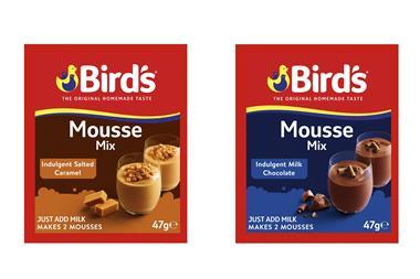 Bird's mousse mixes
