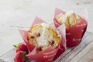 aryzta strawberry and cream muffins