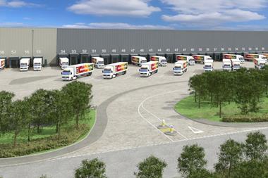 Aldi distribution centre Wales