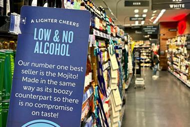 marks and spencer mands supermarket aisle shelf nonalcoholic lowandno low alcohol 0percent beer
