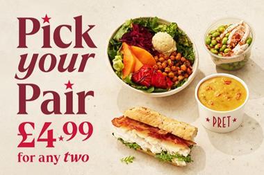 Pick your Pair lunch deal