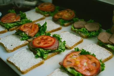 sandwich production