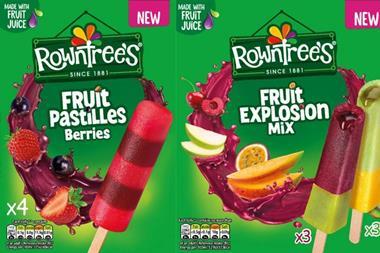 Pack shots of new Rowntree's lollies