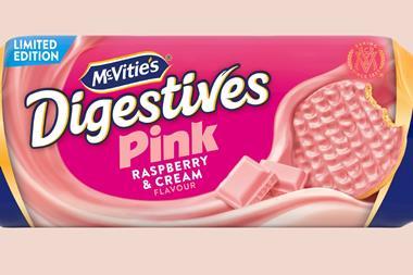 McVitie's - Pnk Raspberry & Cream Flavour Digestives - 2100x836