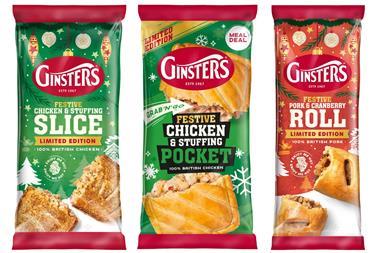 Ginsters festive snacks