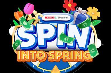 Spin into Spring Logo