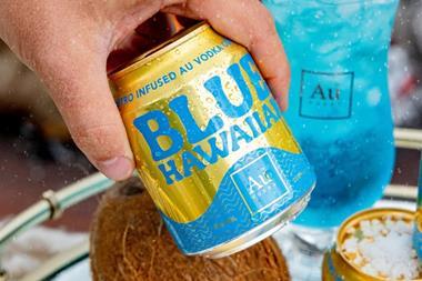 Au Vodka Blue Hawaiian