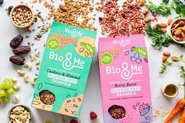 Bio&Me New Gluten Free Granolas - Cashew & Almond and Berry Burst - lifestyle
