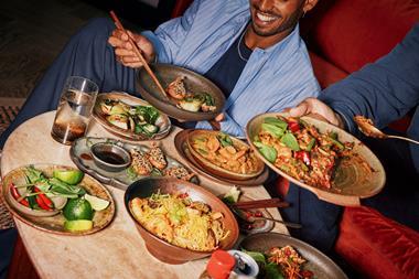 Waitrse ready meals table
