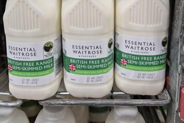 Waitrose free range milk