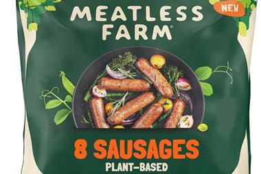 Meatless Farm frozen sausages