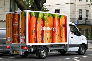 Sainsbury's van delivery