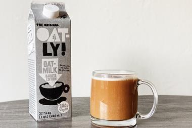 oatly vegan milk coffee