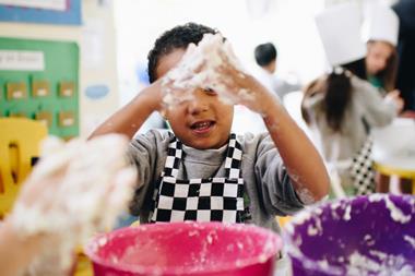 chefs in schools child cooking baking