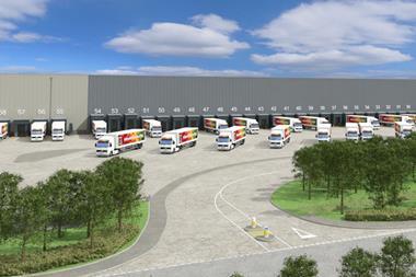 Aldi distribution centre Wales