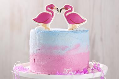 Asda flamingo cake