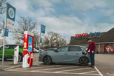 Pod EV charger at Tesco